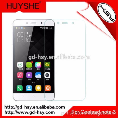 HUYSHE Factory In Shenzhen Gold Supplier Best Screen Film for Coolpad Dazen Note 3 5.5'' Tempered Glass Screen Protector